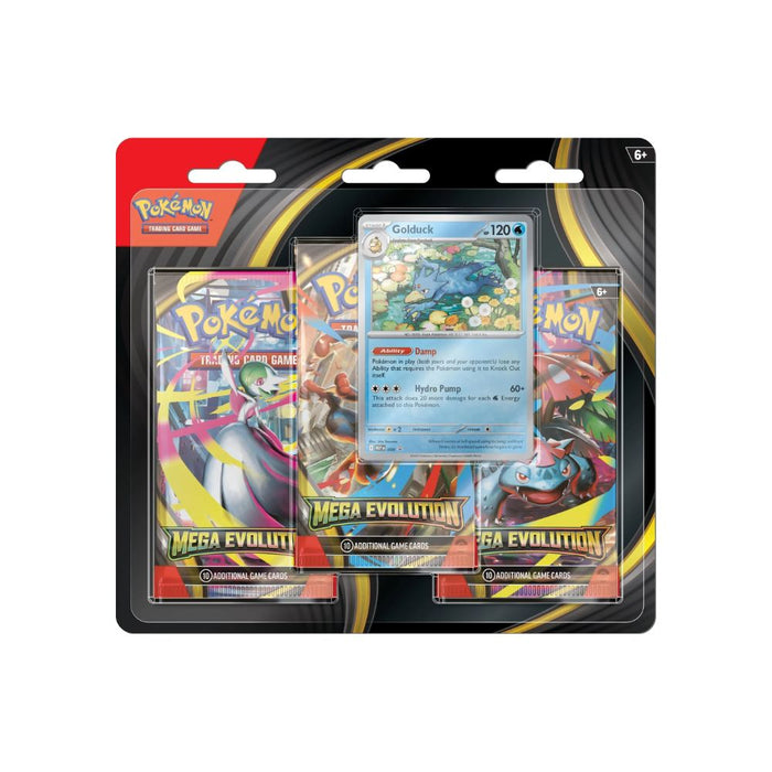 Pokemon Mega Evolution 3 Pack Blister