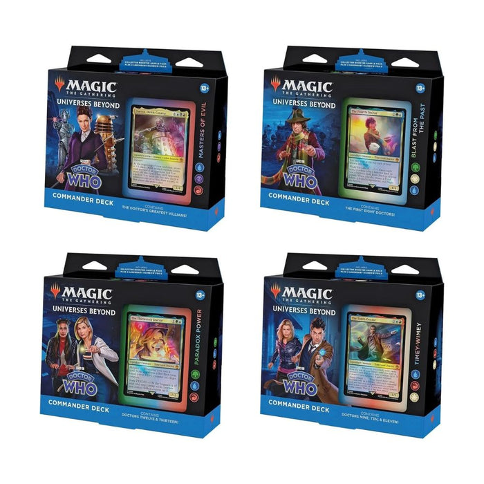 MTG - Doctor Who - English Commander Deck - Set Of 4