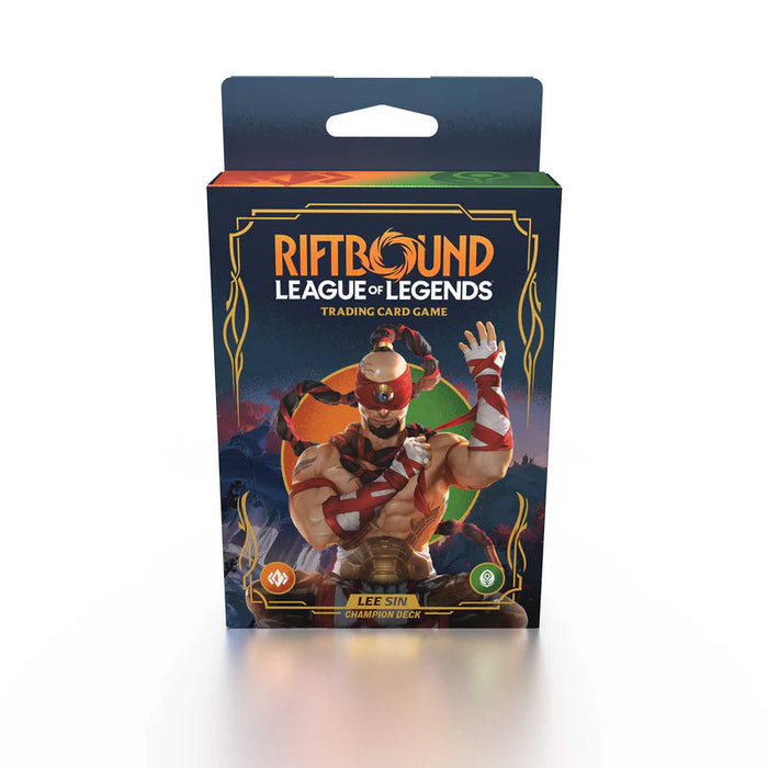 Riftbound: League of Legends - Origins Champion Deck - Lee Sin Display