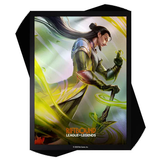 Riftbound: League of Legends - Unleashed Art Sleeves 100 Pack - Yi, Wuju Master