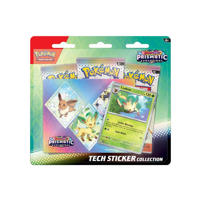 Pokemon Prismatic Evolutions Tech Sticker Collection