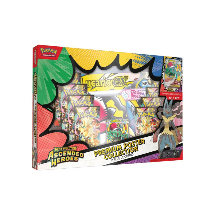 Pokemon Ascended Heroes Premium Poster Collection Lucario