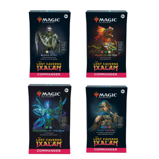 MTG - The Lost Caverns of Ixalan - English Commander Deck - Set of 4