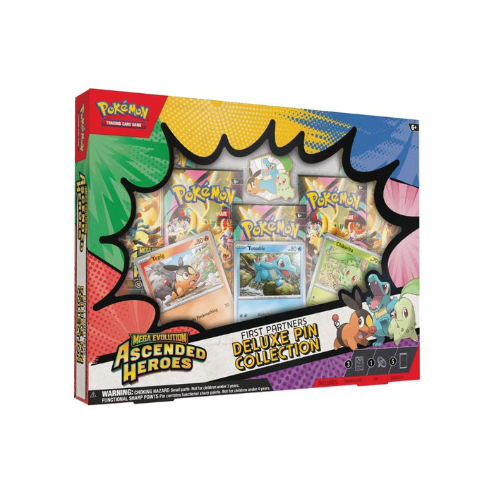 Pokemon Ascended Heroes First Partners Deluxe Pin Collection