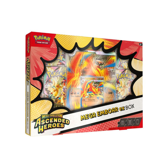 Pokemon Ascended Heroes Mega Emboar ex Box