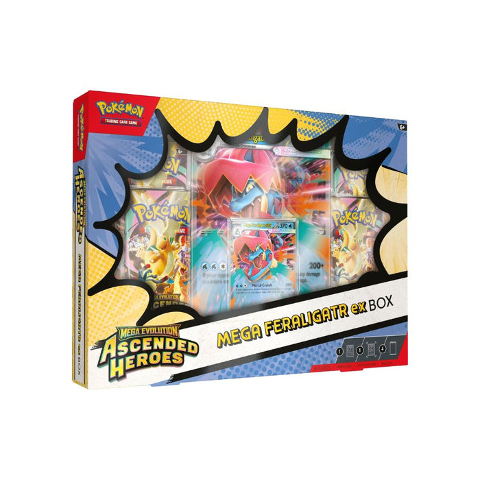 Pokemon Ascended Heroes Mega Feraligatr ex Box