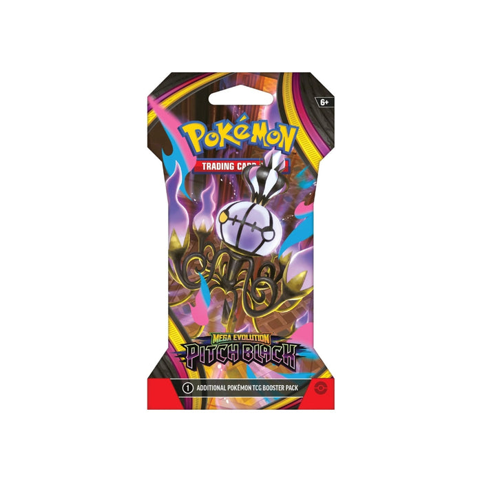 Pokemon Pitch Black Sleeved Booster Pack (Random Art)