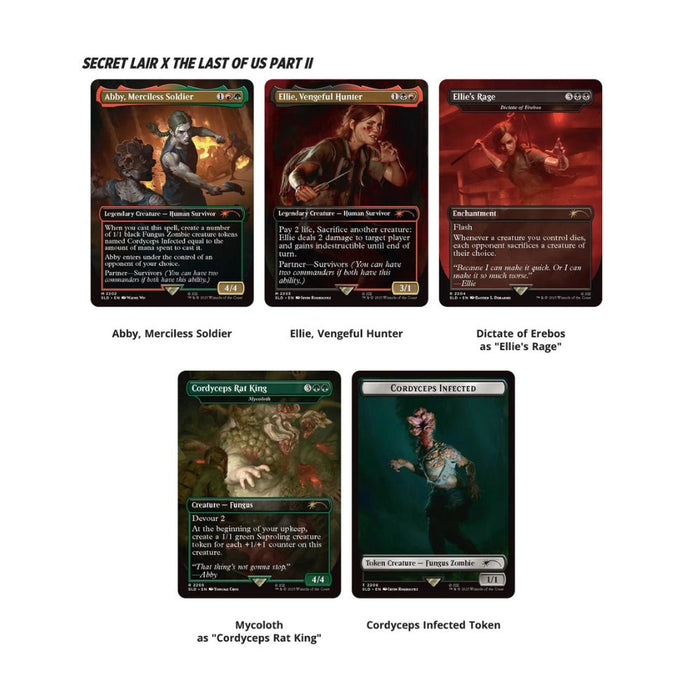 MTG Secret Lair: The Last Of Us Part 2 Path Of Retribution Regular