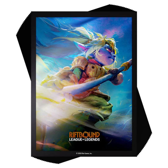 Riftbound: League of Legends - Unleashed Art Sleeves 100 Pack - Poppy, Keeper of the Hammer